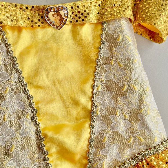 Disney Parks Belle Beauty and the Beast Castle Halloween Dress Up Costume Sz L - Picture 2 of 4